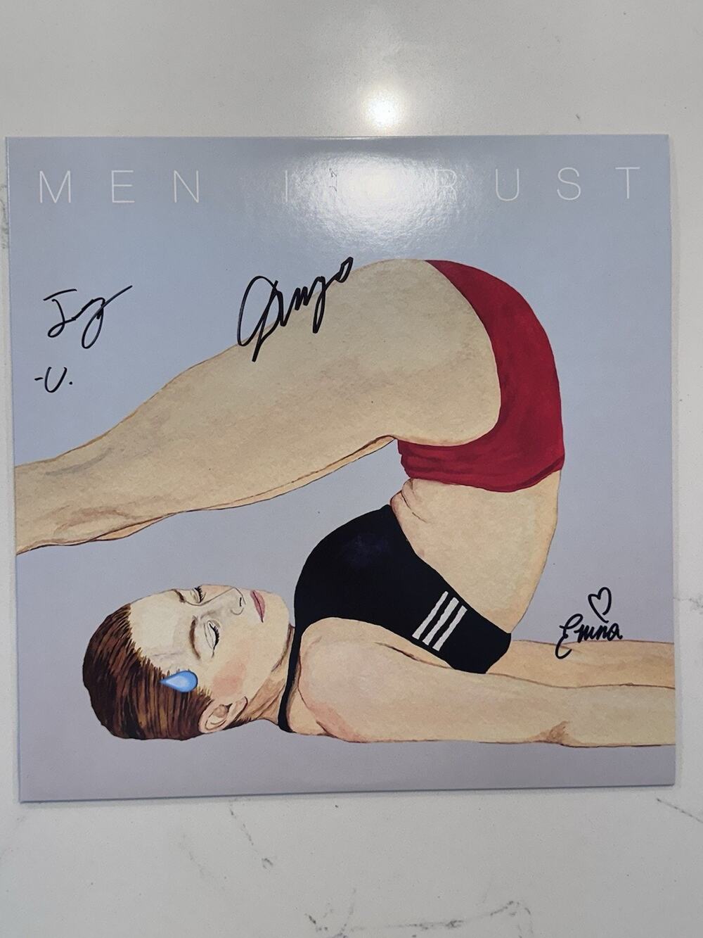 SIGNED MEN I TRUST Headroom LE Silver Vinyl 10th Anniversary /1000 Autograph #2